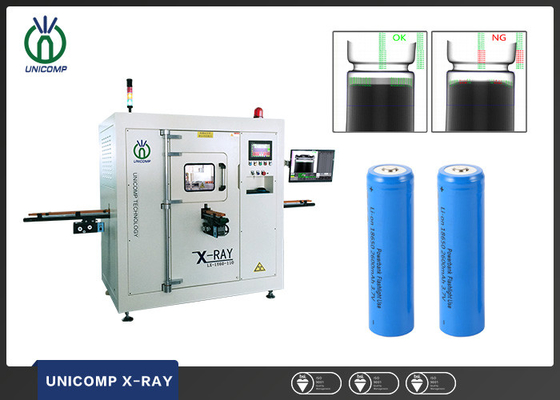 En línea 26650 software del proceso estadístico de la batería de litio X Ray Machine Unicomp LX1Y60