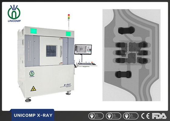 El PWB X Ray Machine 130KV de AX9100 Unicomp 2.5D cerró el tubo para la inspección vacía del LED