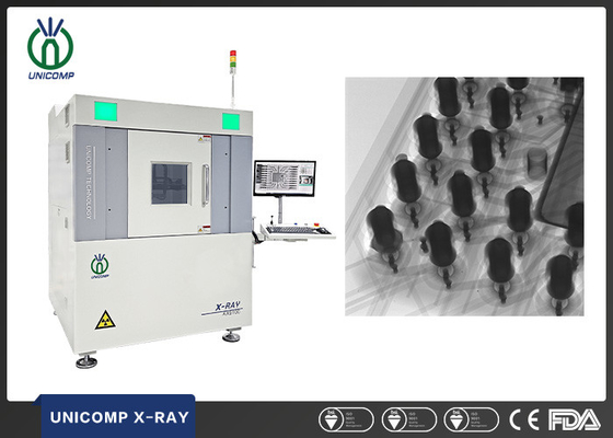 radiografía del microfocus 130kV de Unicomp AX9100 para la inspección que suelda de SMT PCBA BGA