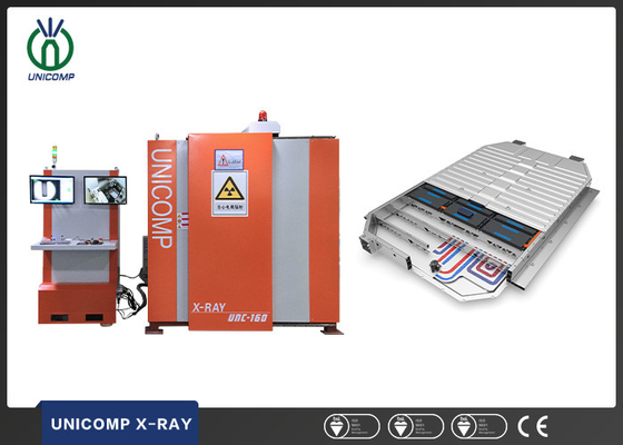 La máquina de radiografía del dr Unicomp UNC160 utilizó para la inspección MEDIANTE RADIOGRAFÍAS Y ULTRASONIDOS de soldadura de los defectos de las grietas de la vivienda de batería de litio de los coches eléctricos