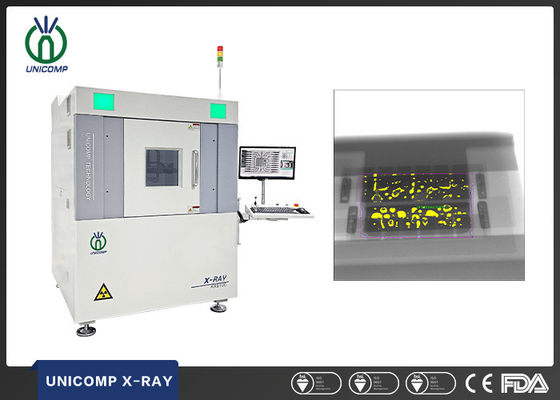 Radiografía AX9100 del microfocus de Unicomp 130kV para Led PCBA que suelda la medida vacía