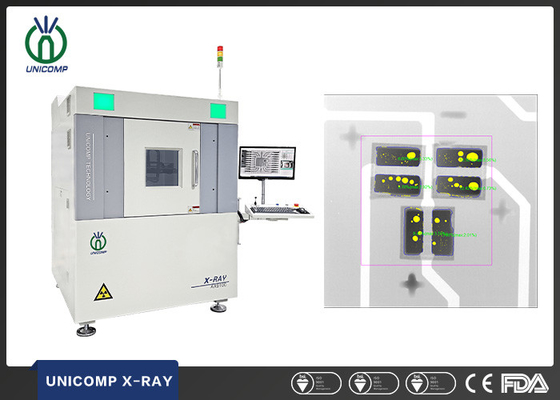 Máquina de radiografía cercana del tubo 2.5D AX9100 para el control de calidad que suelda del LED con altas imágenes del resolutin