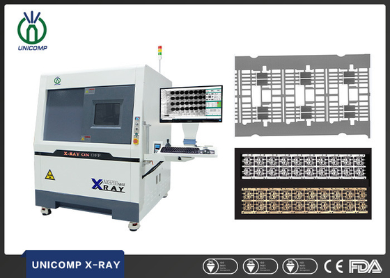 5 máquina de radiografía cerrada del tubo 90kv del micrófono Unicomp AX8200Max para la prueba del leadframe del semicon