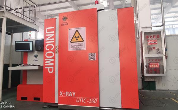últimas noticias de la compañía sobre Radiografía de UNC160 dr NDT instalada en una fundición de Changzhou para su control de calidad automotriz de las piezas de la fundición a presión  0